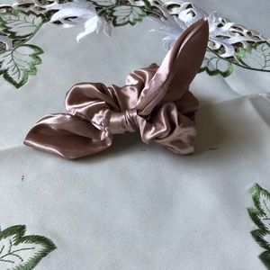 Pink Brand Satin Pink Scrunchy